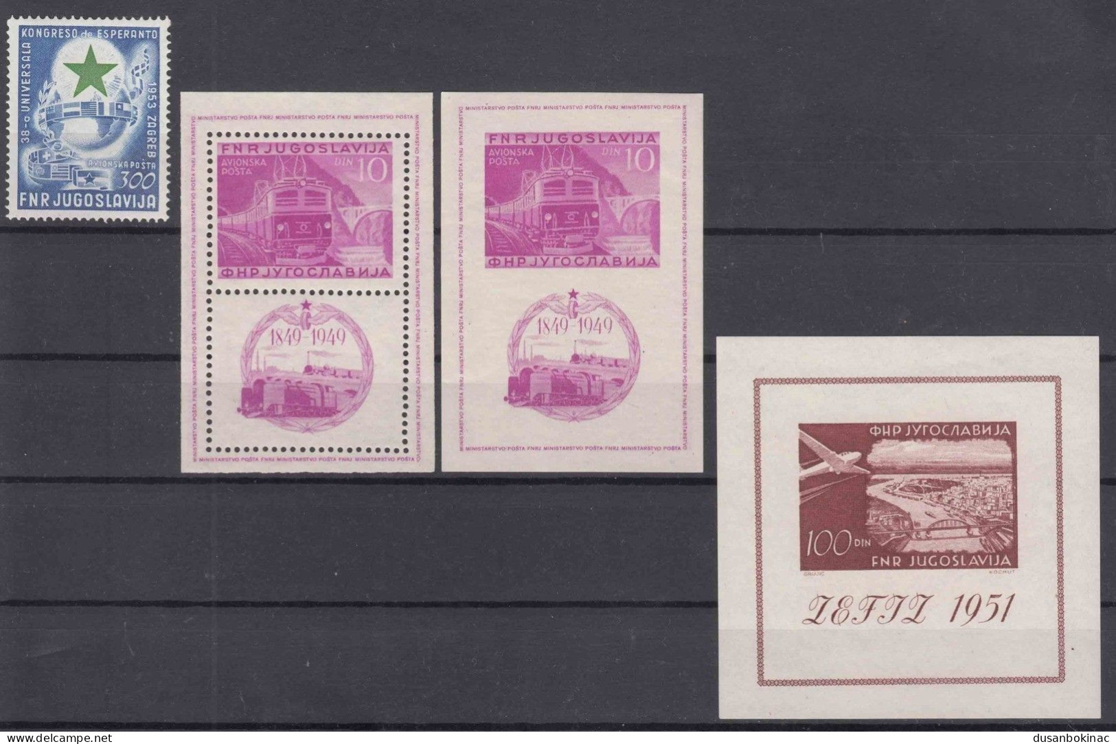 Yugoslavia FNRJ 1944-1962 set with surcharge and postage stamps **