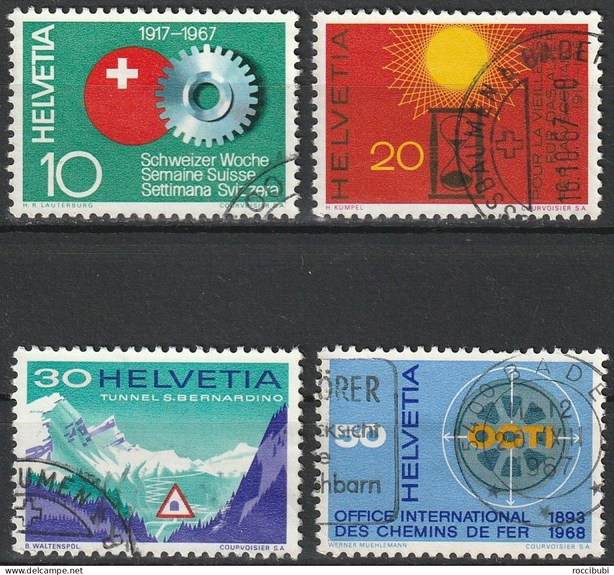 1967 // 858/861 O - Used Stamps