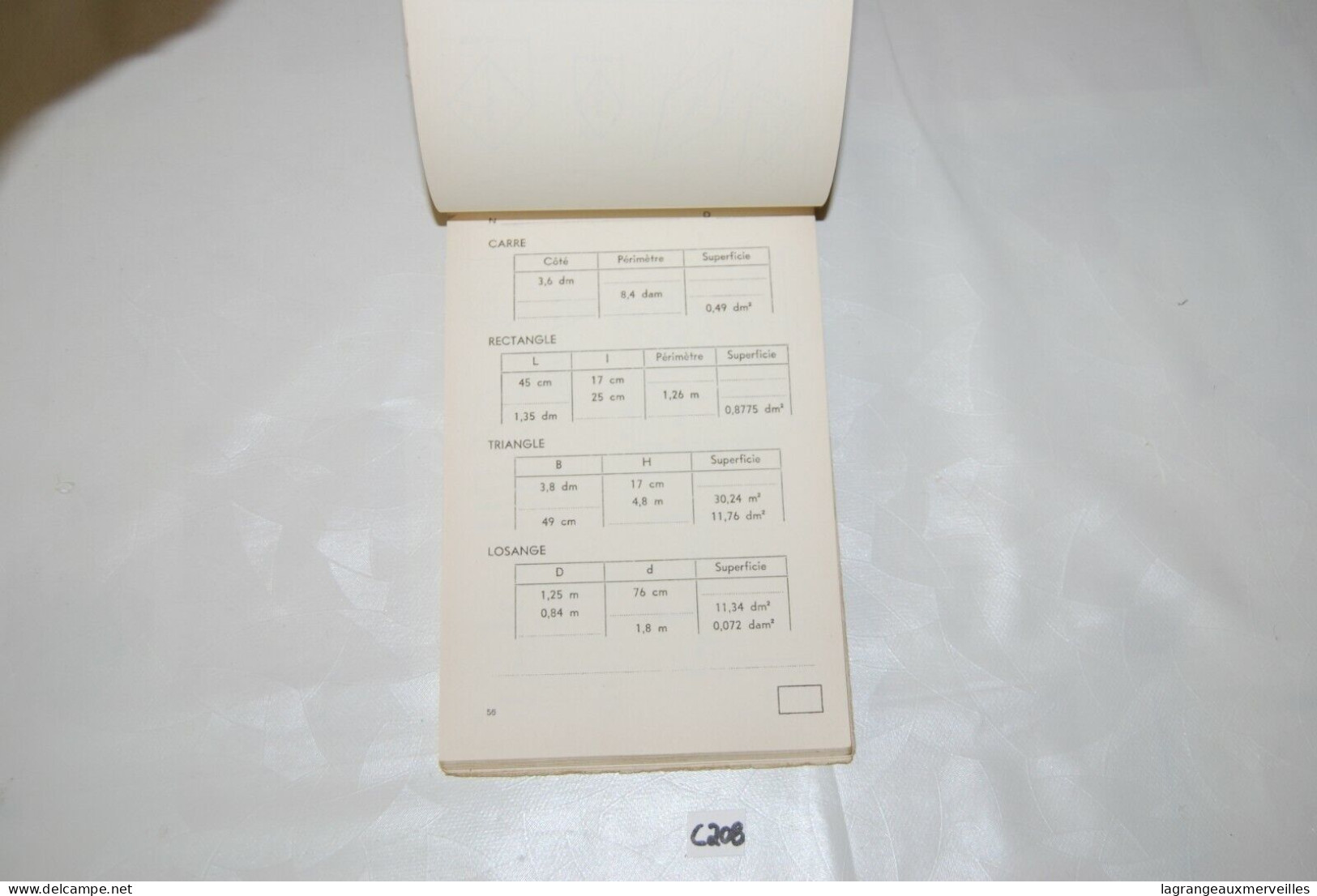 C208 Livre - Pratique De Calculs - Cahier N°6 - Ohne Zuordnung