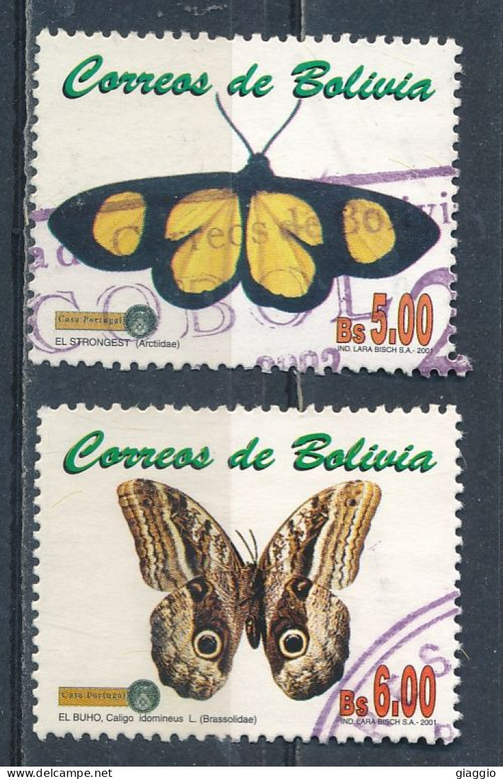 °°° BOLIVIA - Y&T N°1089/92 - 2001 °°° - Bolivia