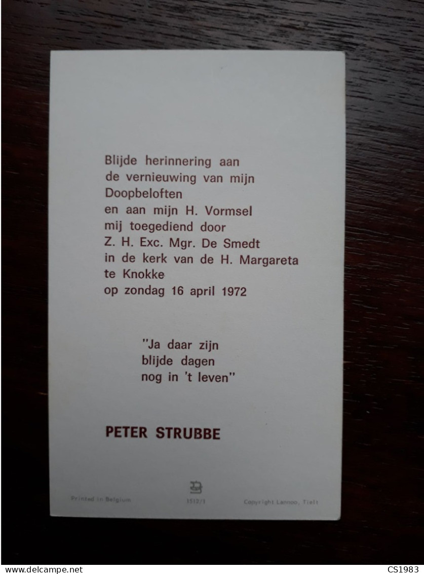 Plechtige Heilige Communie - Knokke - 1972 - Peter Strubbe - Communion