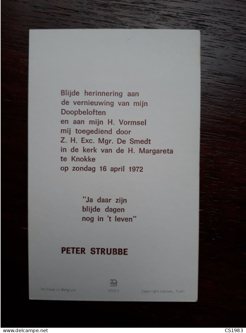 Plechtige Heilige Communie - Knokke - 1972 - Peter Strubbe - Kommunion Und Konfirmazion