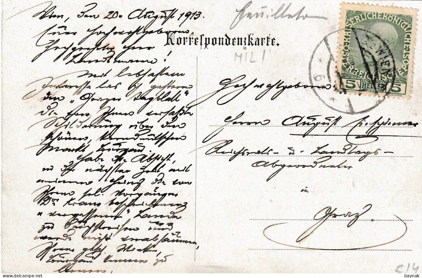 MIL3241  -  AUSTRIA --  F. M. Lt. GABLENZ BEGRUSST STURM AUF VORR. In. Reg. Nr 27  ( 6. FEBRUAR  1864 ) - Guerres - Autres