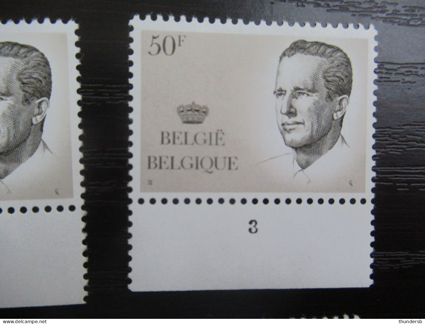 2127 'Koning Boudewijn' - Volledige Set Plaatnummers - Postfris ** - 1981-1990