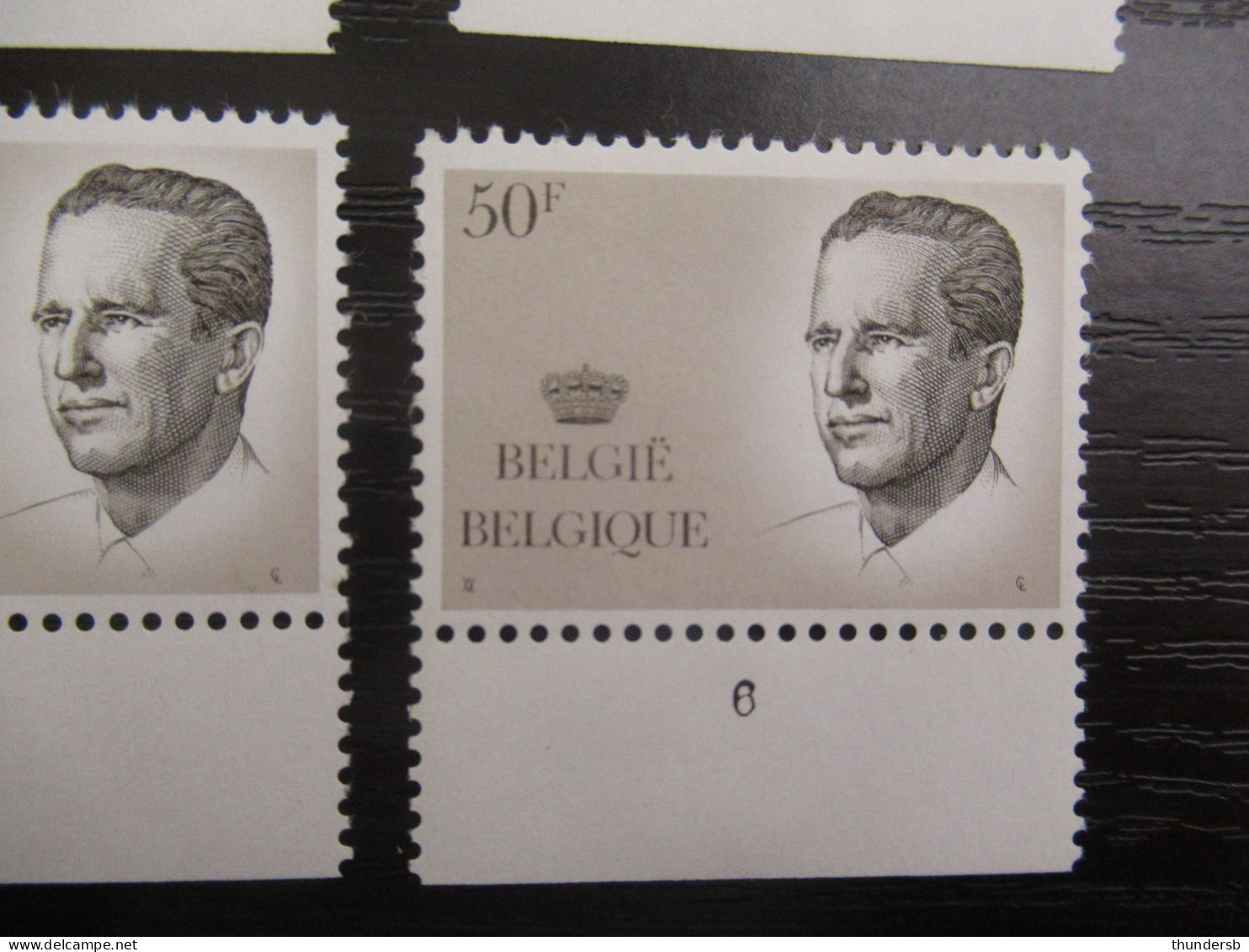 2127 'Koning Boudewijn' - Volledige Set Plaatnummers - Postfris ** - 1981-1990