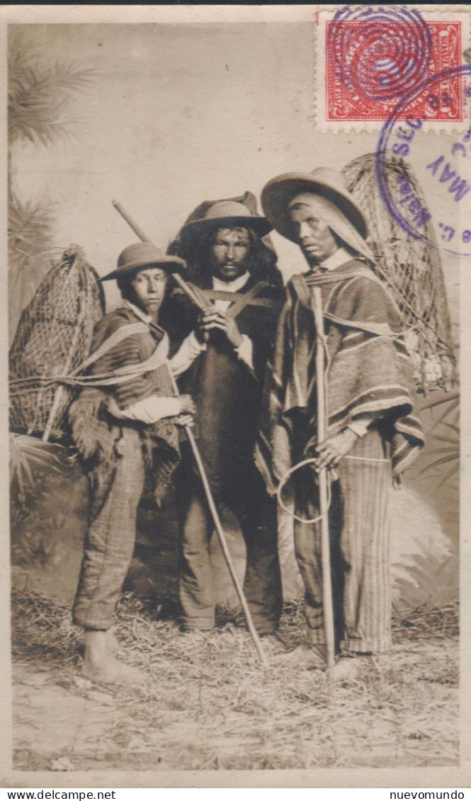 1898 Ca.Bogota. Colombia.Vendedores De Gallinas.Imagen Del Siglo XIX.Rara - Kolumbien
