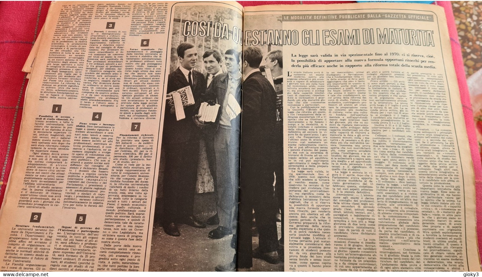 ARTICOLO GIORNALE SU NUOVI ESAMI DI MATURITA' 1969 - Other Formats