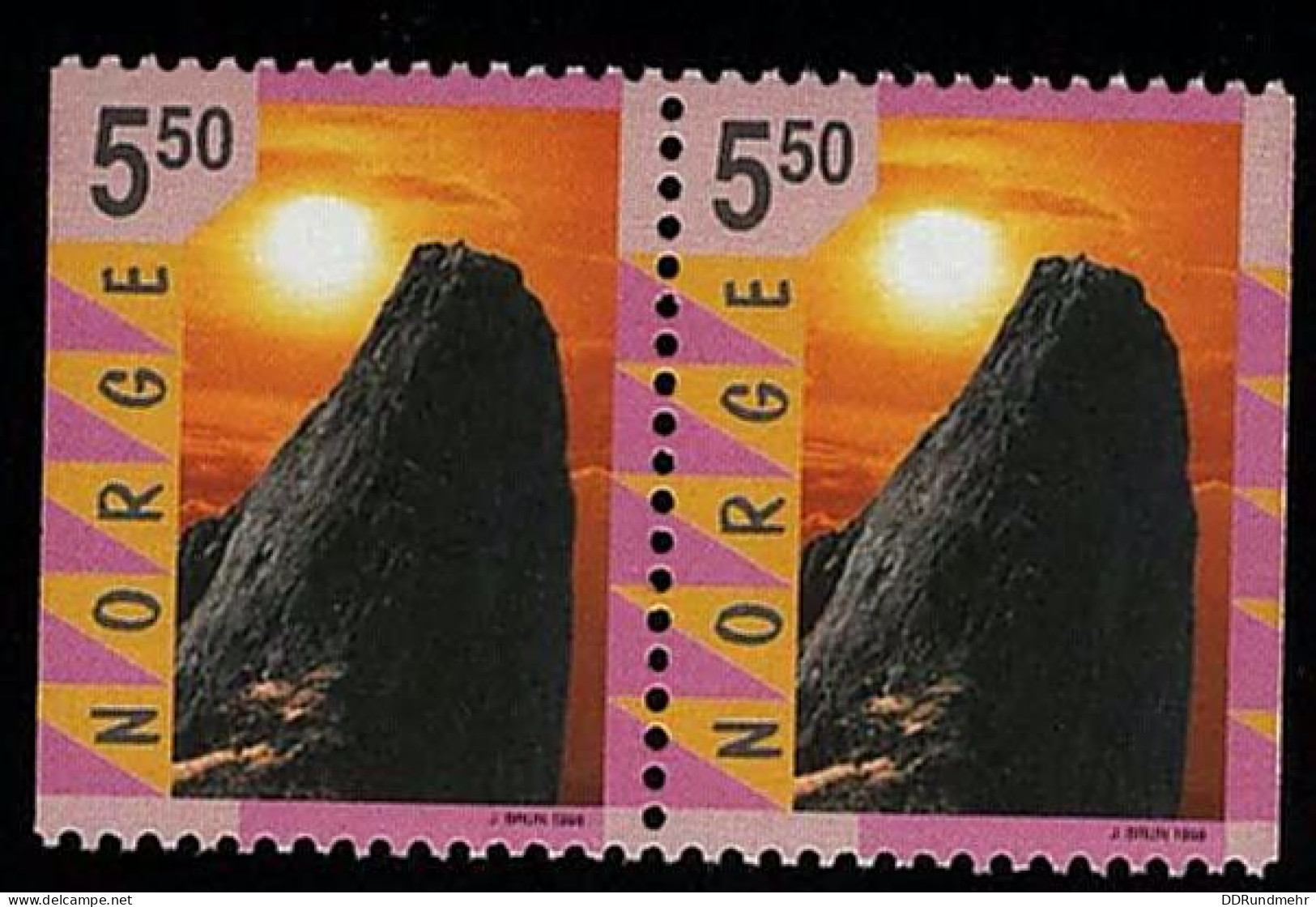 1998 Tourism Michel NO 1284Dl/Dr AFA NO 1282Cvh Norgeskatalogen NO 1333BB Xx MNH - Unused Stamps