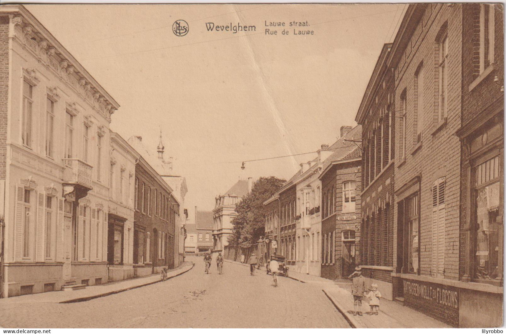 BELGIUM - WEVELGHEM - Lauwe Straat Rue De Lauwe - November 1944 - Wevelgem