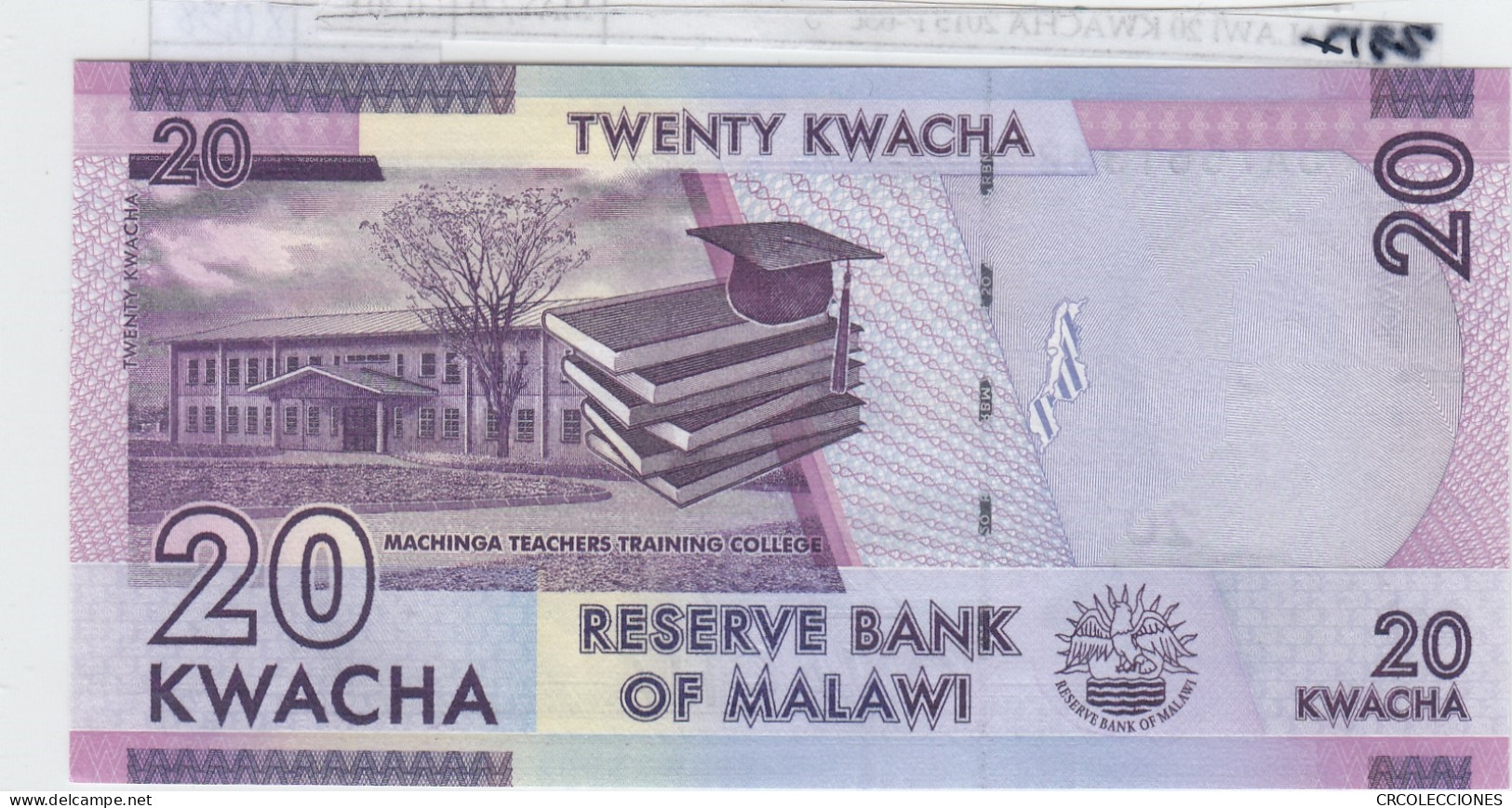 BILLETE MALAWI 20 KWACHA 2015 P-63c SIN CIRCULAR - Autres - Afrique