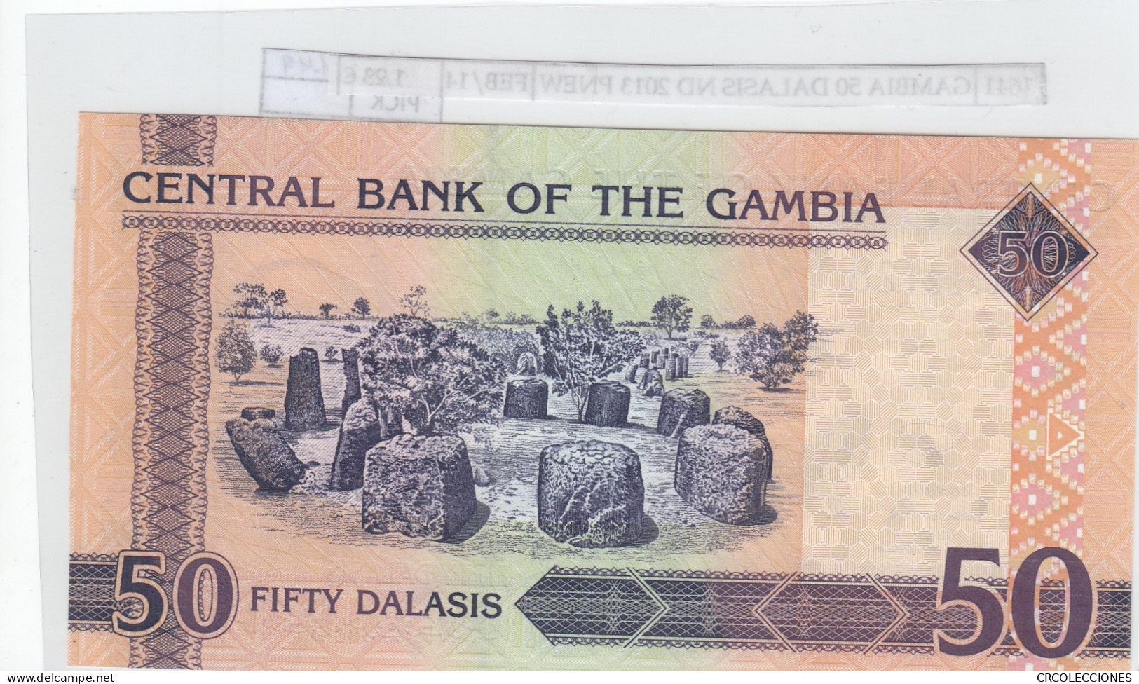 BILLETE GAMBIA 50 DALASIS 2013 P-28c SIN CIRCULAR - Other - Africa