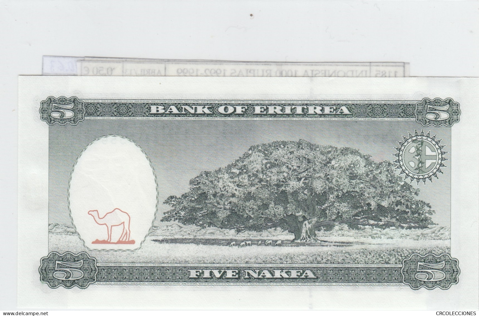 BILLETE ERITREA 5 NAKFA 1997 P-2 SIN CIRCULAR - Other - Africa