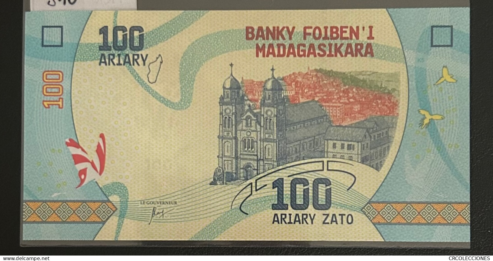 BILLETE MADAGASCAR 100 ARIARY 2017 P-97a SIN CIRCULAR - Sonstige – Afrika