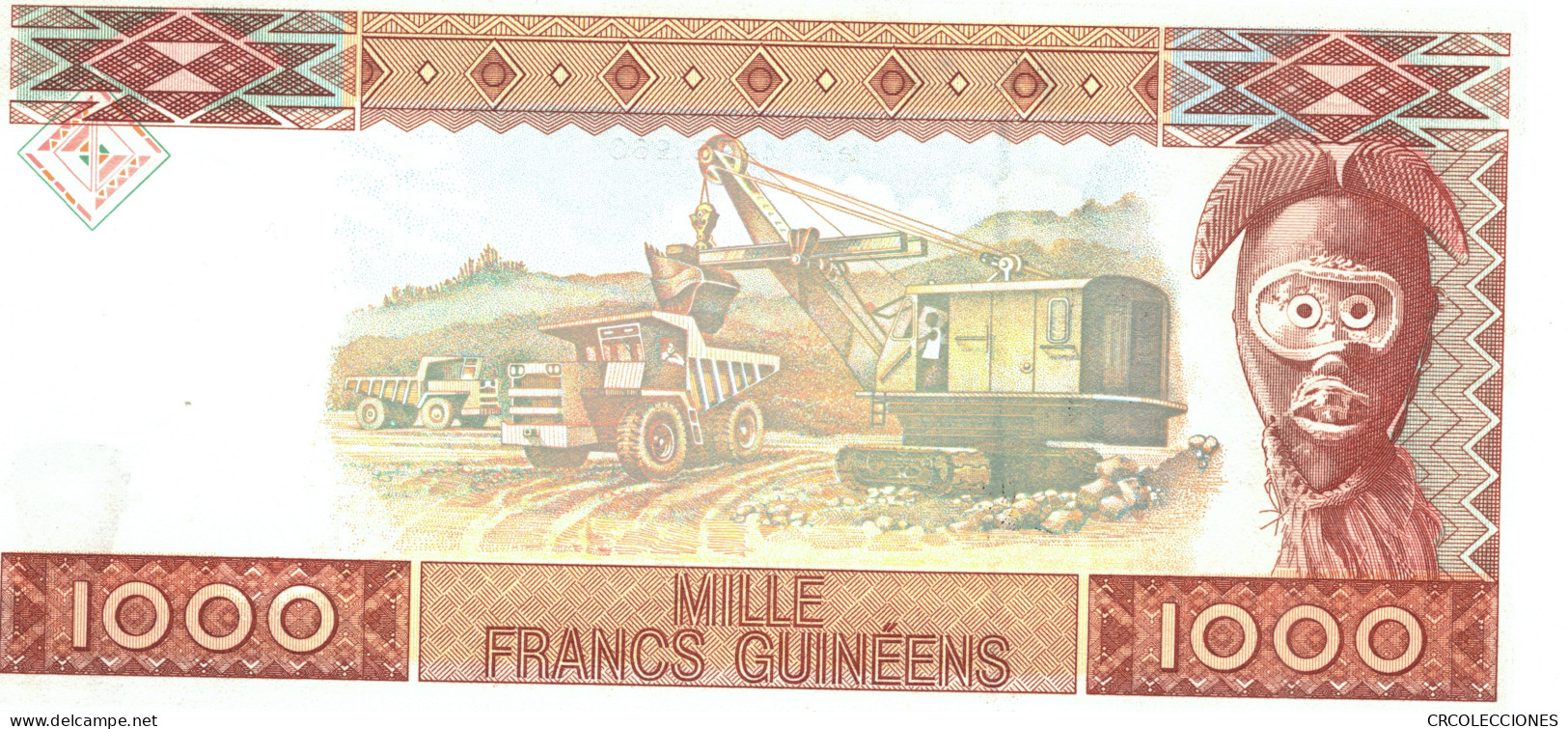 BILLETE GUINEA 1.000 FRANCOS 1998 P-37 SIN CIRCULAR - Autres - Afrique