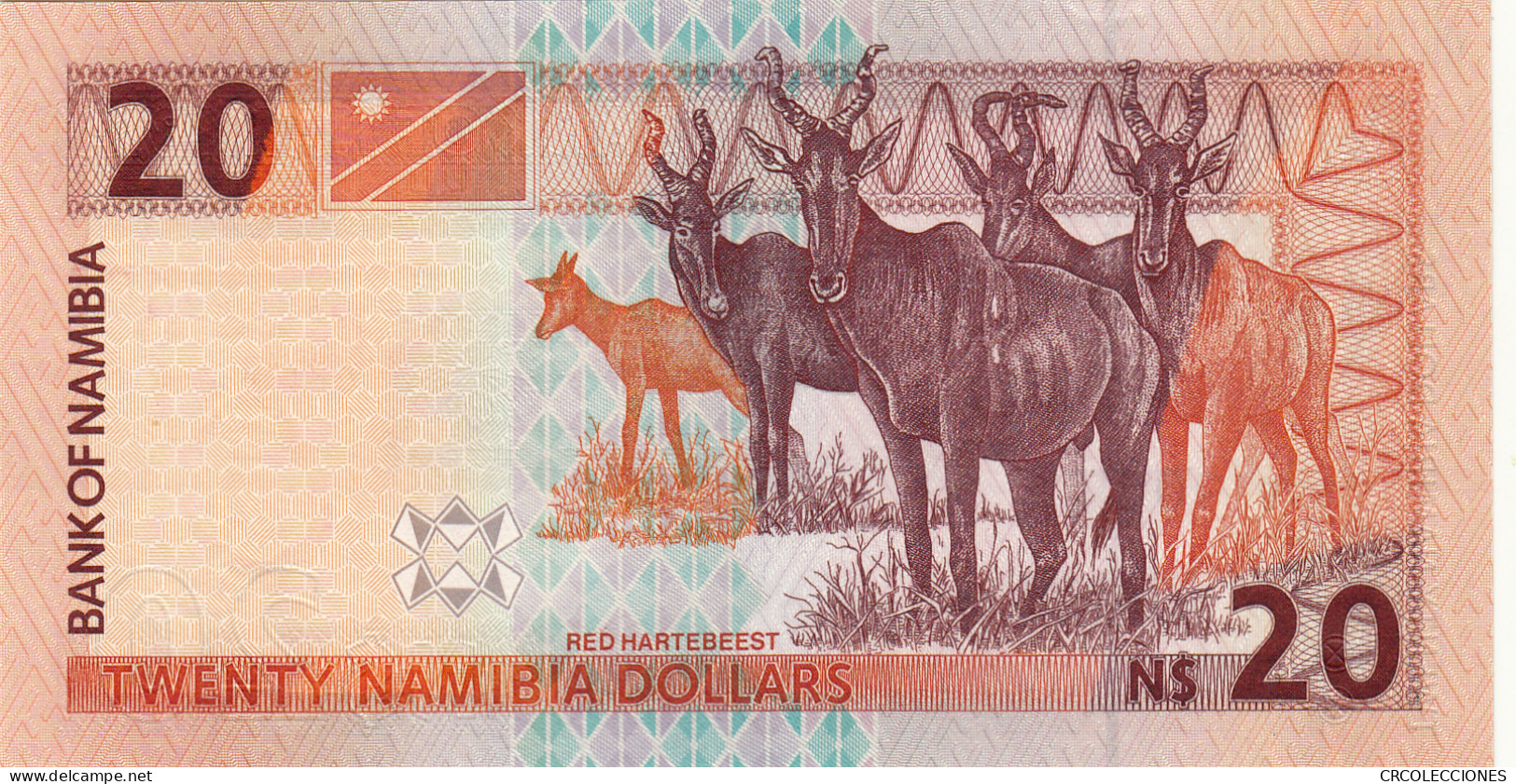 BILLETE NAMIBIA 20 DOLARES 2002 P-6a SIN CIRCULAR - Otros – Africa