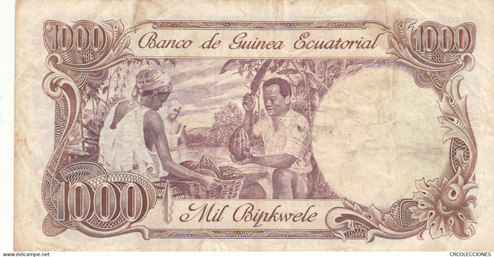 BILLETE GUINEA ECUATORIAL 1.000 EKUELE 1979 P-16 MBC - Otros – Africa