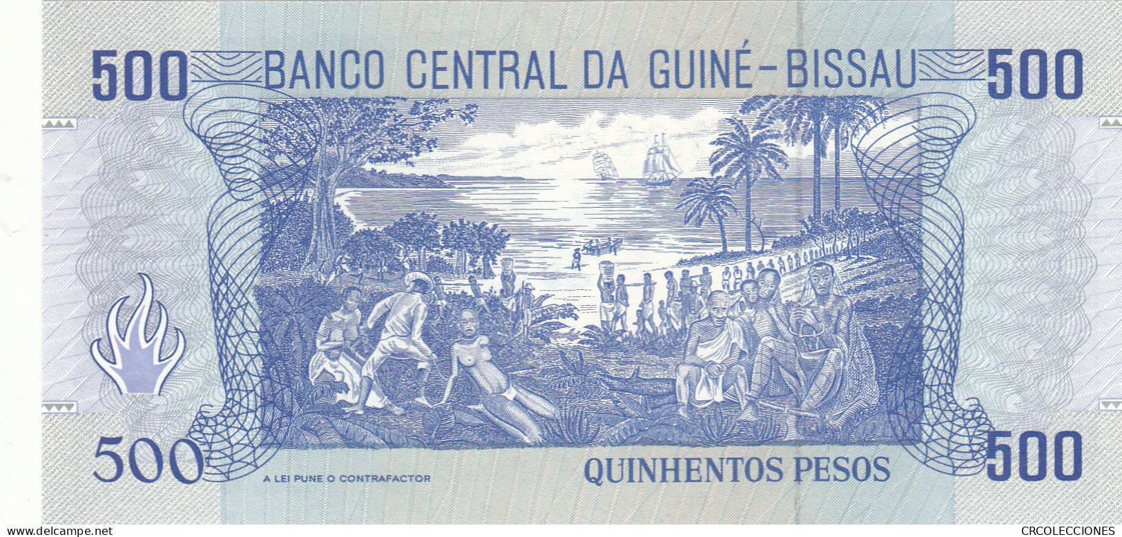 BILLETE GUINEA BISSAU 500 PESOS 1990 P-12 SIN CIRCULAR  - Otros – Africa