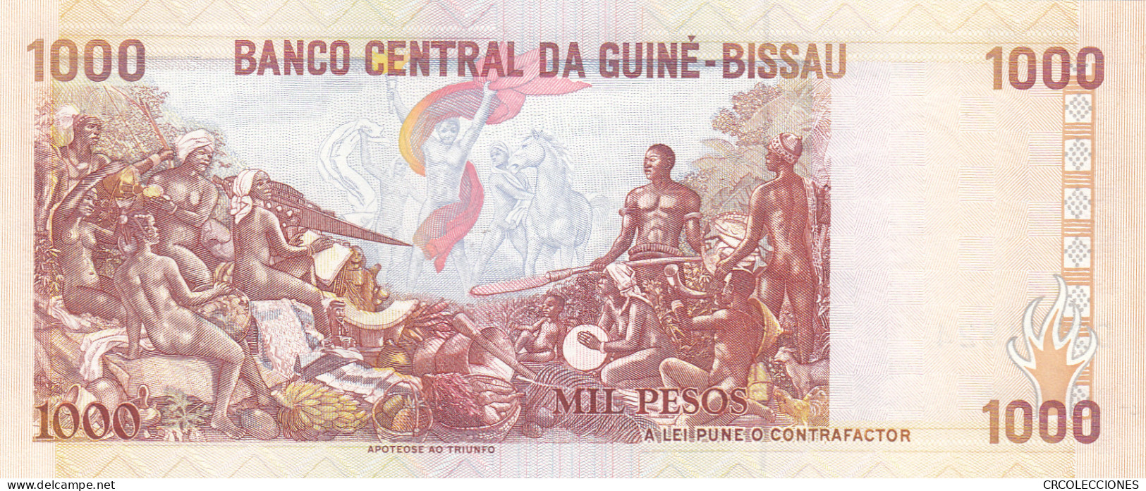 BILLETE GUINEA BISSAU 1.000 PESOS 1993 P-13b SIN CIRCULAR  - Autres - Afrique