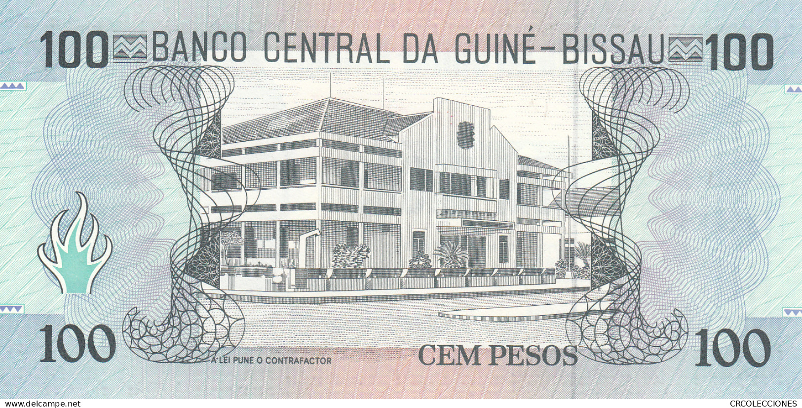 BILLETE GUINEA BISSAU 100 PESOS 1990 P-11 SIN CIRCULAR  - Andere - Afrika