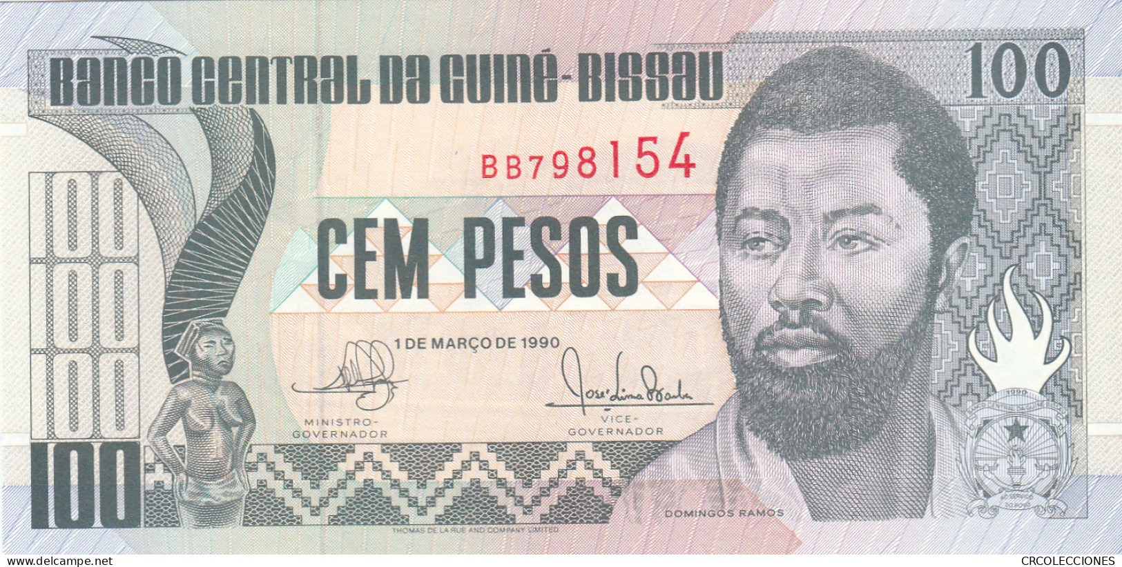 BILLETE GUINEA BISSAU 100 PESOS 1990 P-11 SIN CIRCULAR  - Andere - Afrika