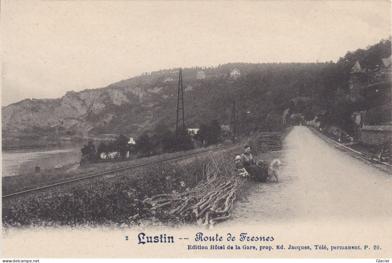 2.- Lustin ( Profondeville ) - Route De Fresnes - ........1 Euro !!!!!! - Profondeville