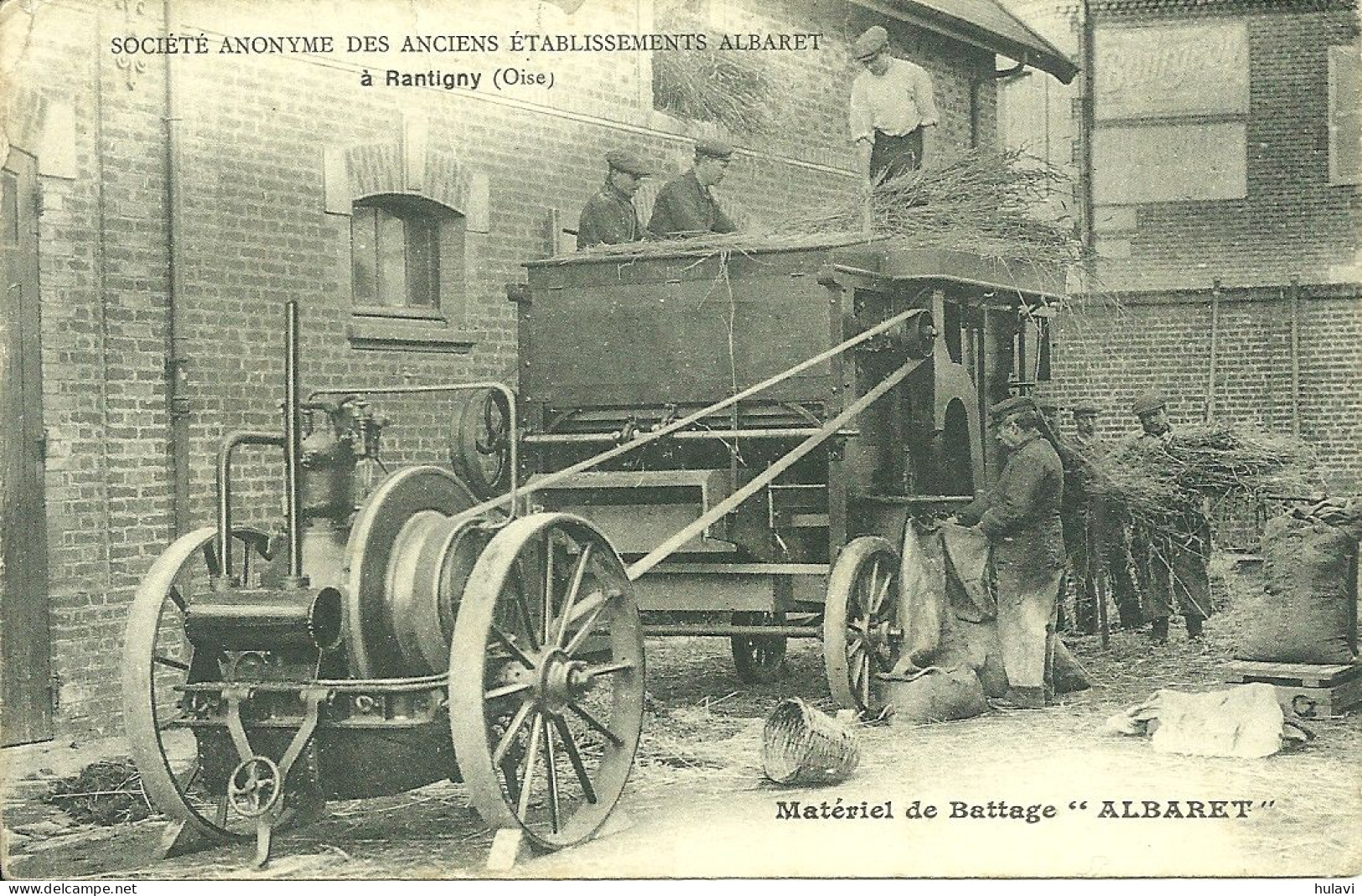 60  RANTIGNY - ANCIENS  ETABLISSEMENTS ALBARET - MATERIEL DE BATTAGE (agriculture) (ref 971) - Rantigny