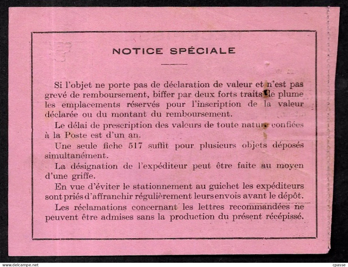 1937 Récépissé De Lettre Recommandée Pour Paris, Cachet Manuel SIKASSO SOUDAN FRANCAIS - Other & Unclassified