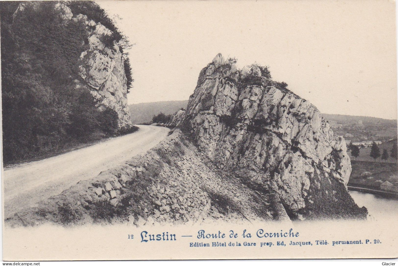 12.- Lustin ( Profondeville ) -  Route De La Corniche  - ........1 Euro !!!!!! - Profondeville