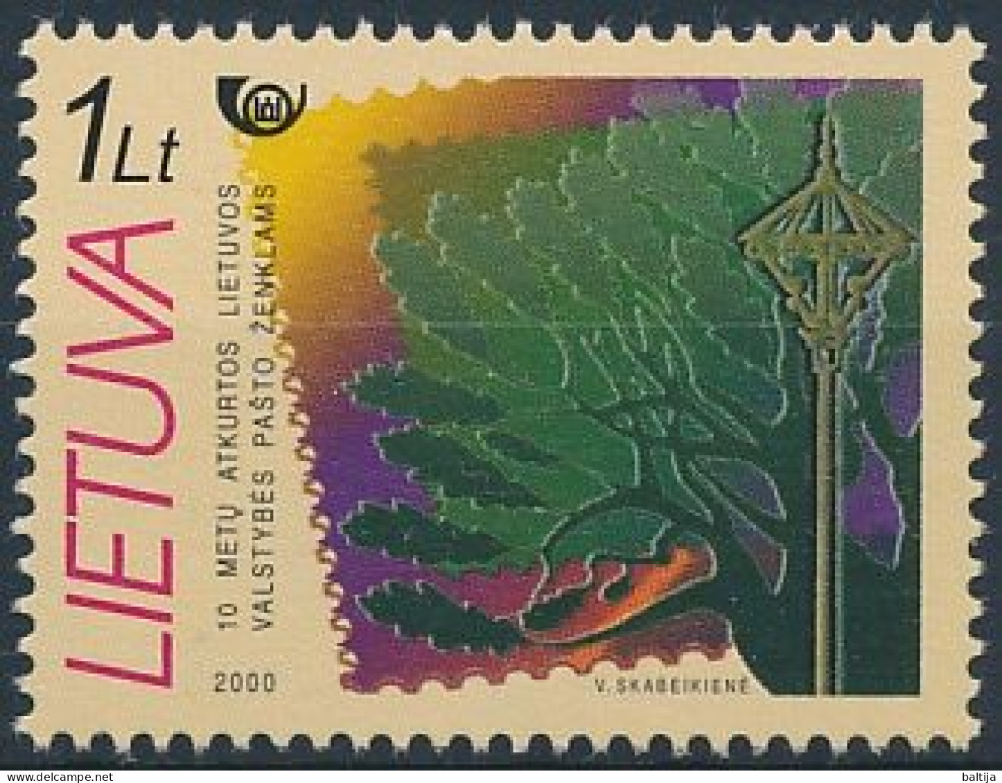 Mi 738 ** MNH / 10 Years Of Lithuanian Stamps Since Regained Independence - Lithuania