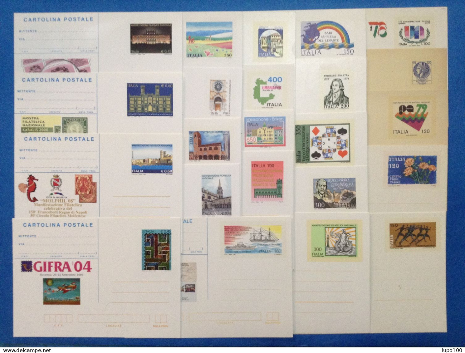 Lotto Da 23 Interi Postali Cartoline Nuove Lot Postcard New Mnh** - Interi Postali