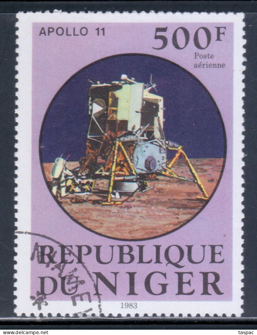 Niger 1983 Mi# 830 Used - Short Set - Apollo 11 / Space - Afrika
