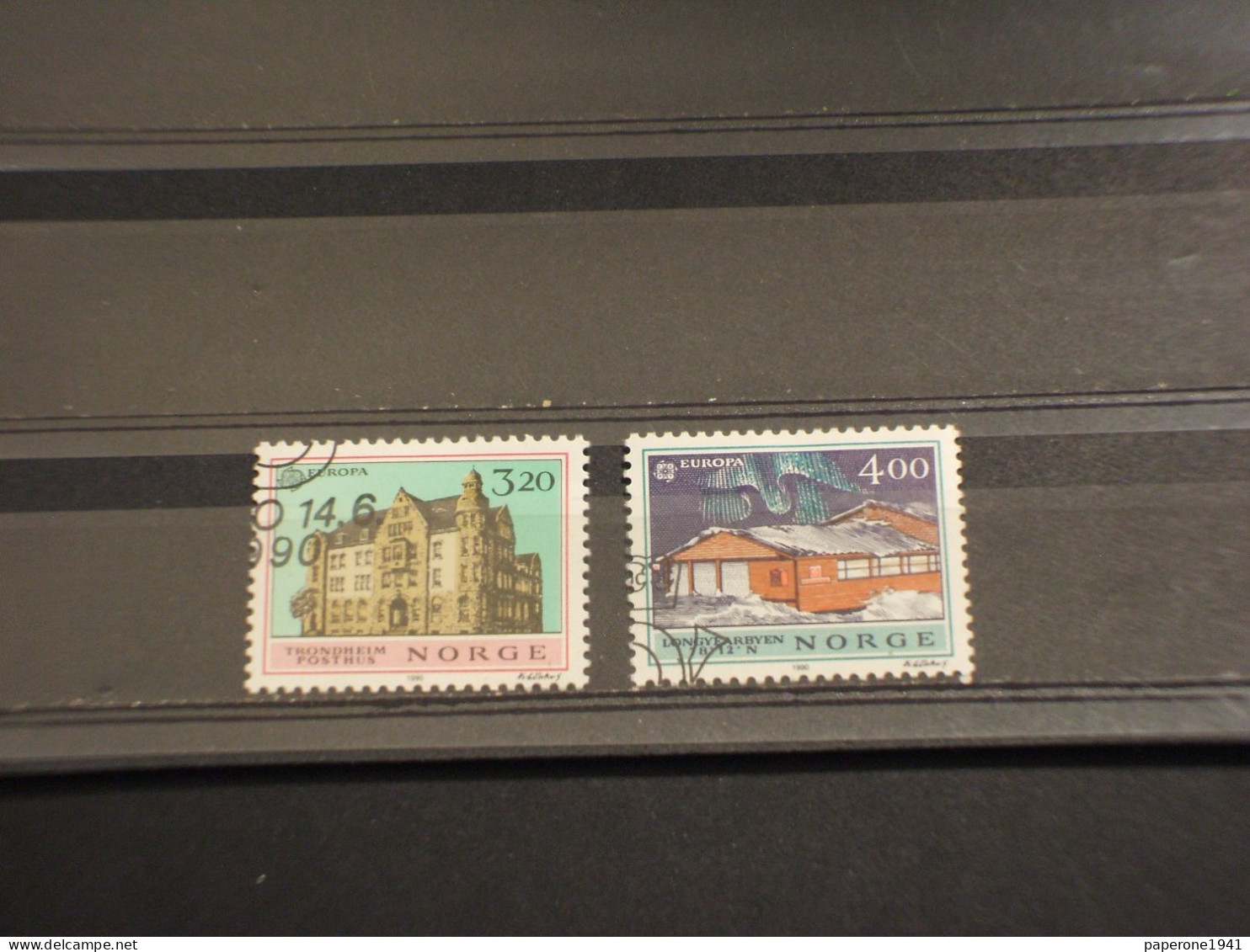 NORVEGIA - 1990 ARCHITETTURA 2 VALORI - TIMBRATI/USED - Used Stamps
