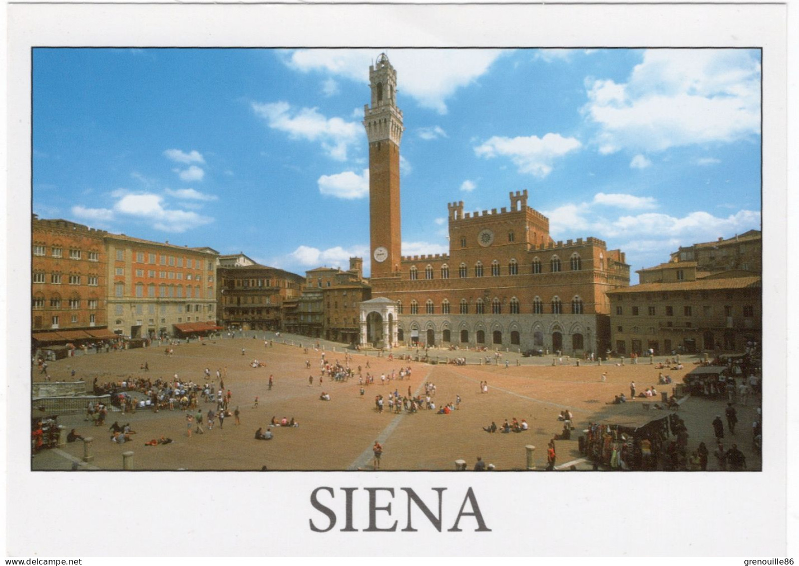 CPSM ITALIE SIENA - SIENNE Piazza Del Campo - Palazzo Publico - Siena