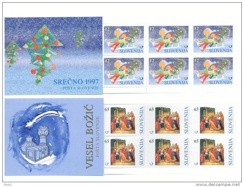 Slowenien / Slovenia Jahr / Year 1996 Michel 171-172 Markenheftchen Postfrisch /  Booklet  Unmounted Mint - Eslovenia