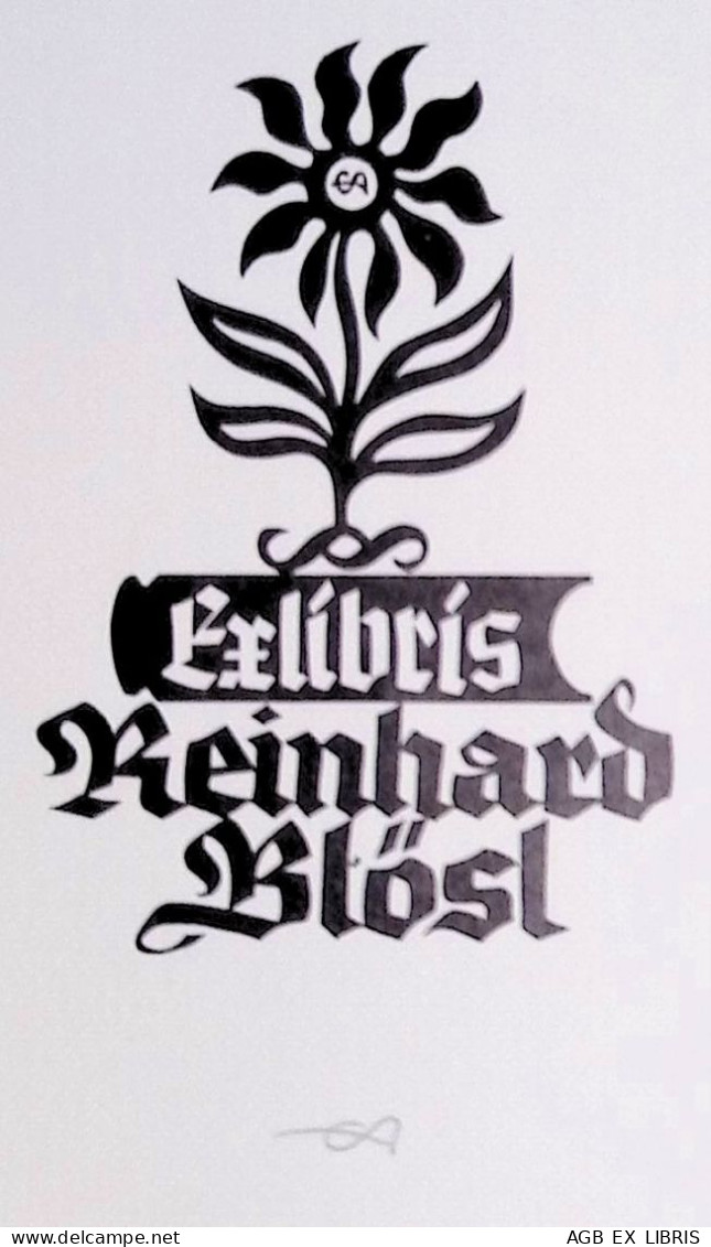 EX LIBRIS ERICH AULITZKY Per REINHARD BLOSL L27bis-F02 EXLIBRIS Opus 13 - Exlibris