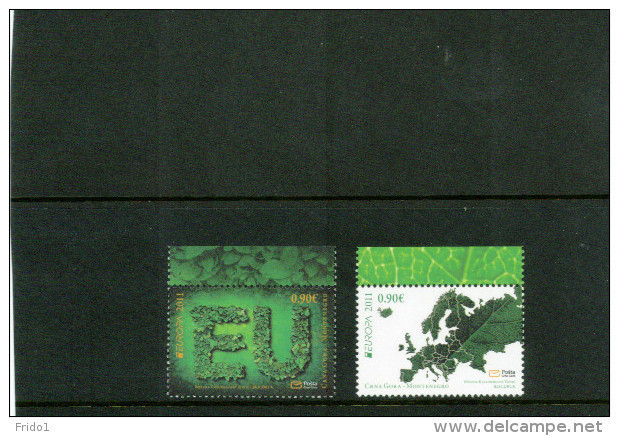 Montenegro 2011 Europa Cept Satz  / Set Postfrisch / MNH - 2011