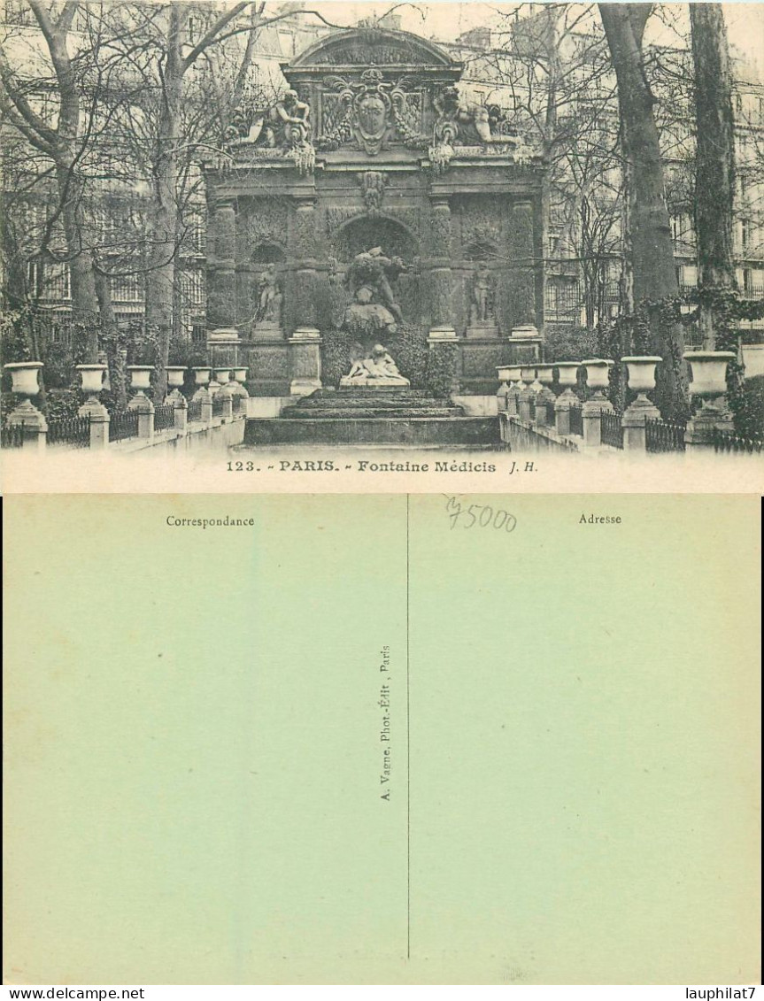 [501983]B/TB//-France  - PARIS, Fontaine Médicis, Statue - Monuments