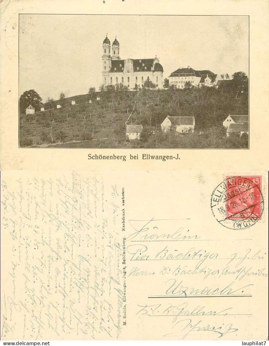 [501791]B/TB//-Allemagne  - ELLWANGEN, Châteaux - Ellwangen