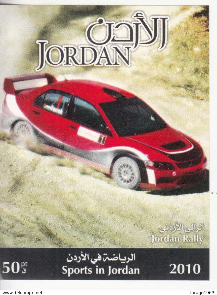 2010 Jordan Sports Car Rally Automobiles Racing Souvenir Sheet MNH - Giordania