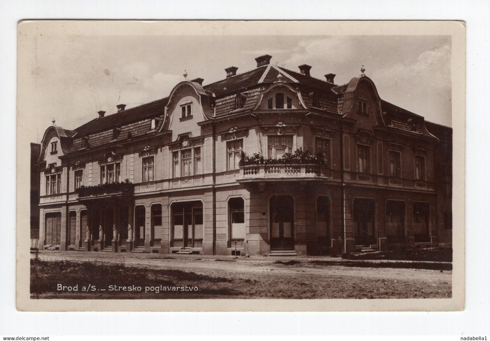 1932. KINGDOM OF YUGOSLAVIA,CROATIA,SLAVONSKI BROD TO BELGRADE,USED,ILLUSTRATED POSTCARD - Jugoslawien