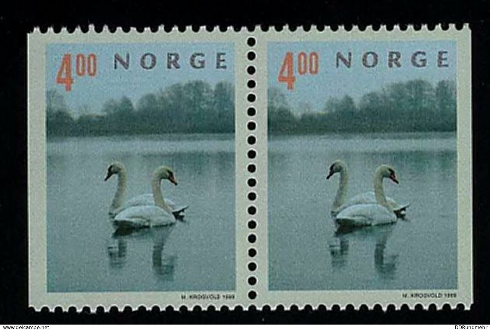 1999 Tourism  Michel NO 1307Dl/Dr AFA NO 1306Cvh Norgeskatalogen NO 1356BB Xx MNH - Neufs