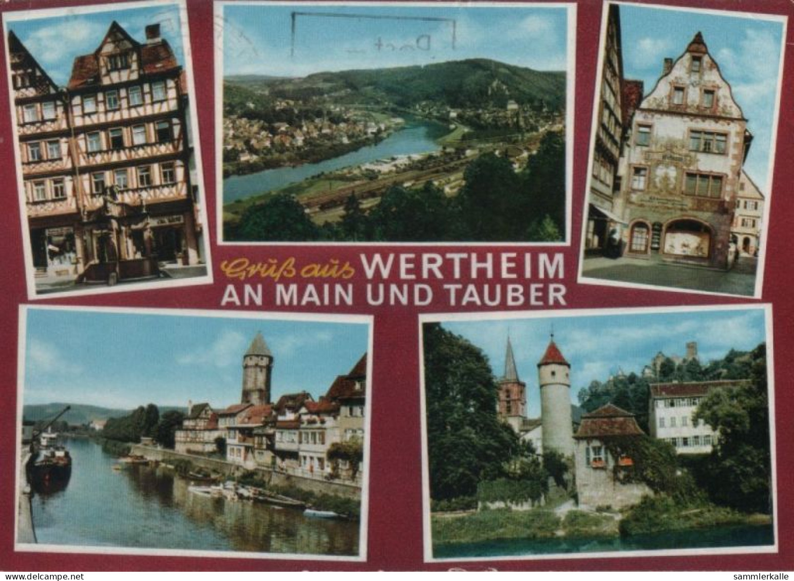 65698 - Wertheim - 5 Teilbilder - 1973 - Wertheim
