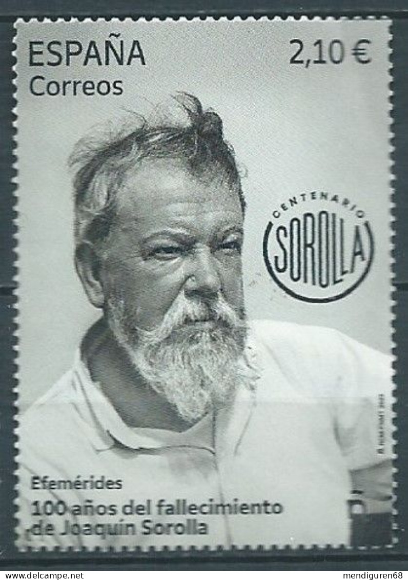 ESPAGNE SPANIEN SPAIN ESPAÑA 2023 100 YEARS OF THE DEATH OF PAINTER JOAQUÍN SOROLLA USED ED 5664 - Used Stamps