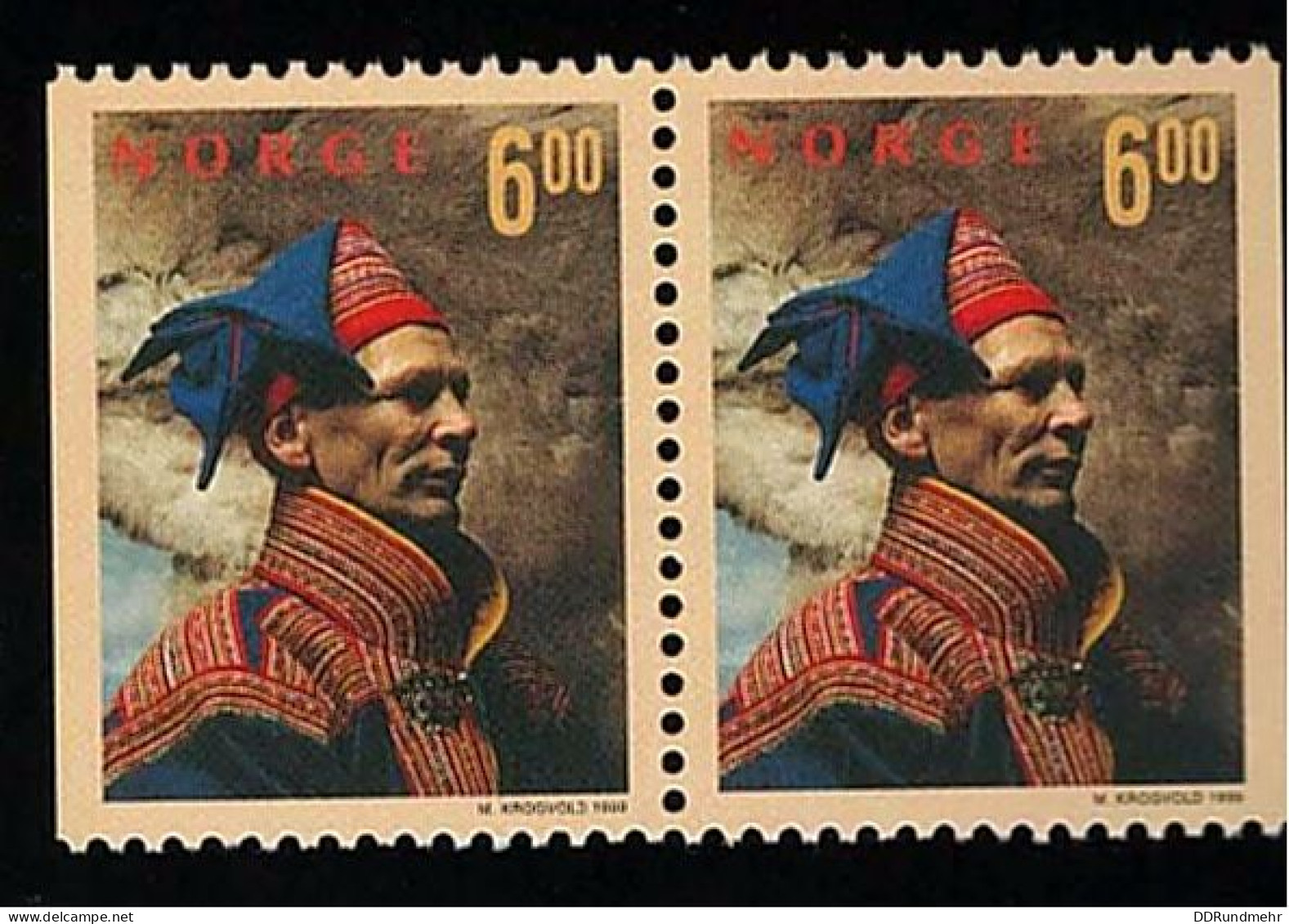 1999 Tourism Michel NO 1309Dl/Dr AFA NO 1308Cvh Norgeskatalogen NO 1358BB Xx MNH - Neufs