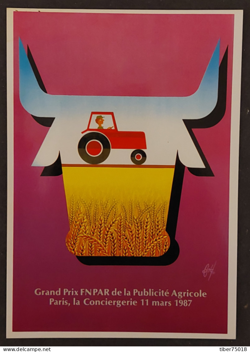 Carte Postale - Affiche Pour Le Grand Prix FNPAR De La Publicité Agricole (1987) Illustration : Foré (signature Au Dos) - Fore