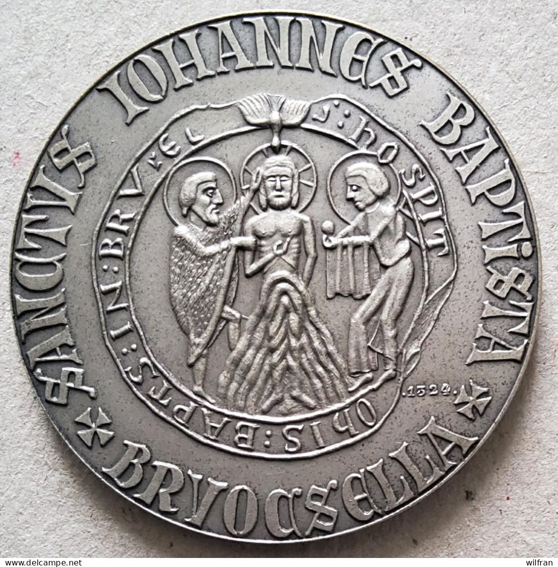 4613 800 Jaar Gasthuiszusters Augustinessen Brussel 1186-1986 - Zie Scans - Gemeentepenningen