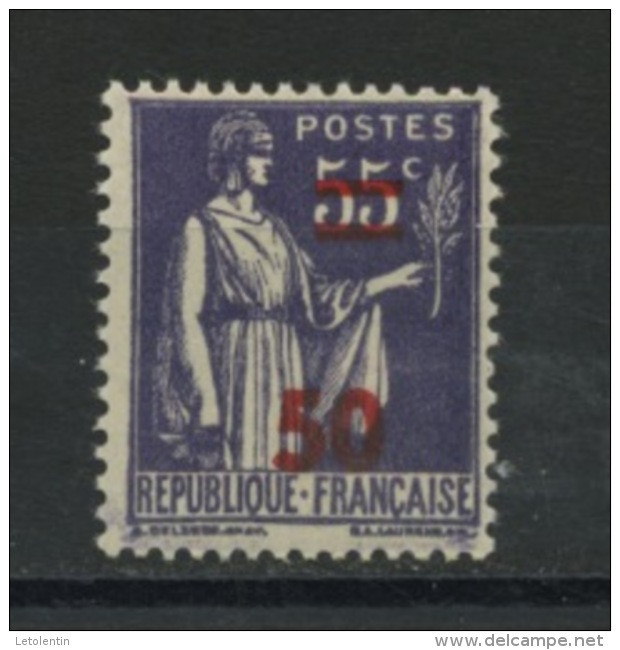 FRANCE -  50c/55c VIOLET TYPE PAIX - N° Yvert 478** - 1932-39 Paix