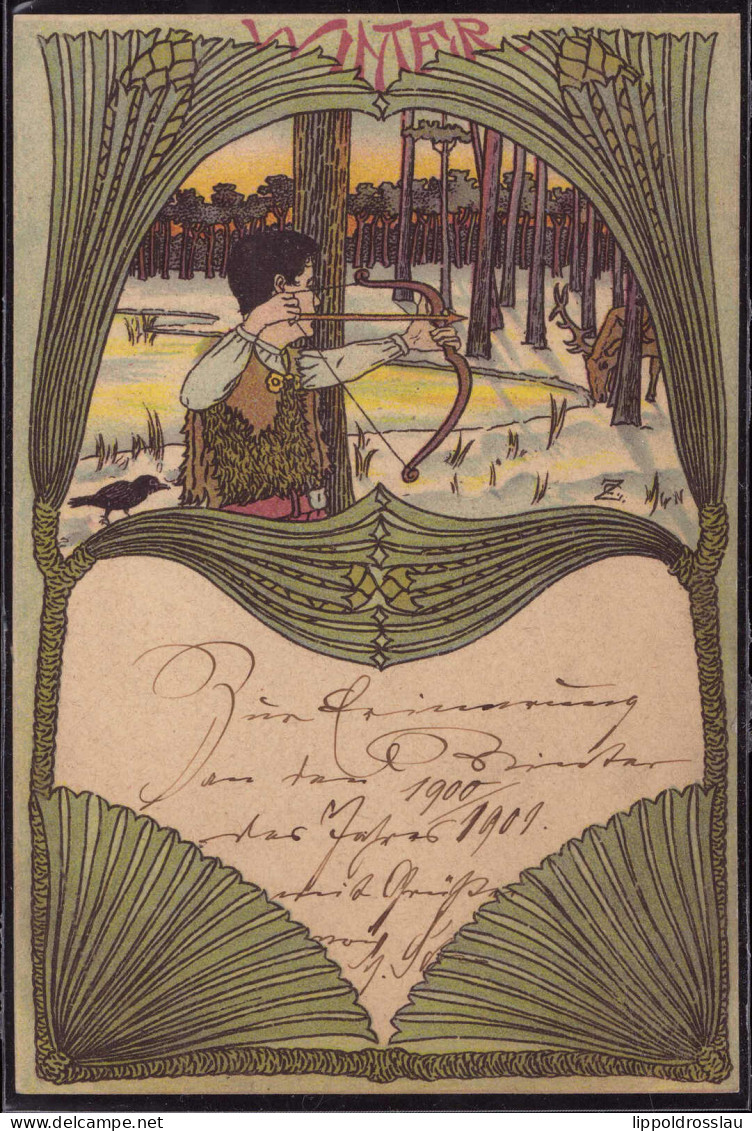 * Winter Jugendstil 1900 - Sonstige & Ohne Zuordnung