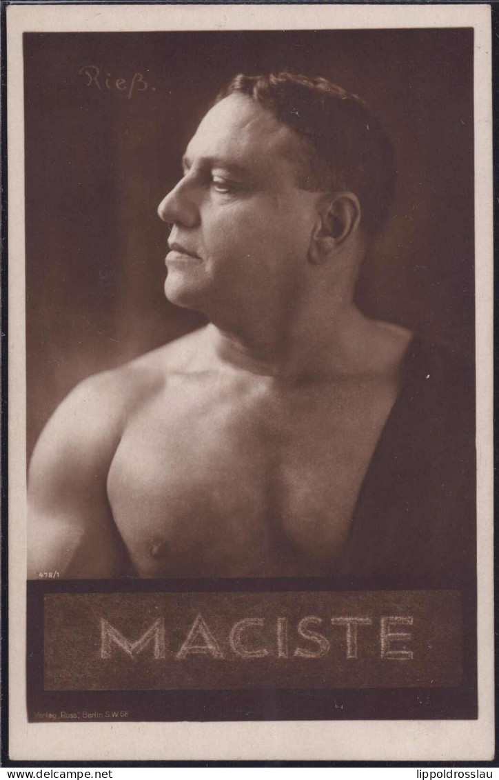 * Maciste Sign. Rieß - Jewish