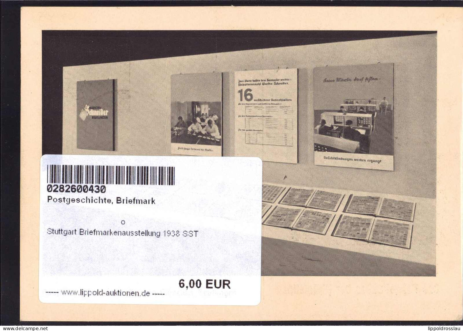 Gest. Stuttgart Briefmarkenausstellung 1938 SST - Timbres (représentations)